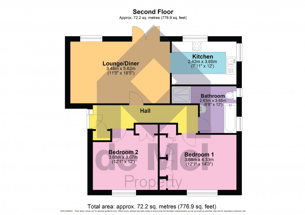 Floorplan for The Park, Cheltenham