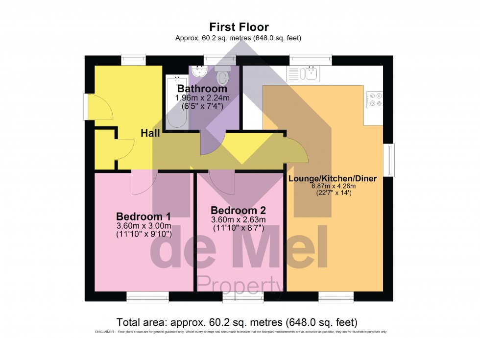 Floorplan for Fotescue Road, Bishops Cleeve, Cheltenham