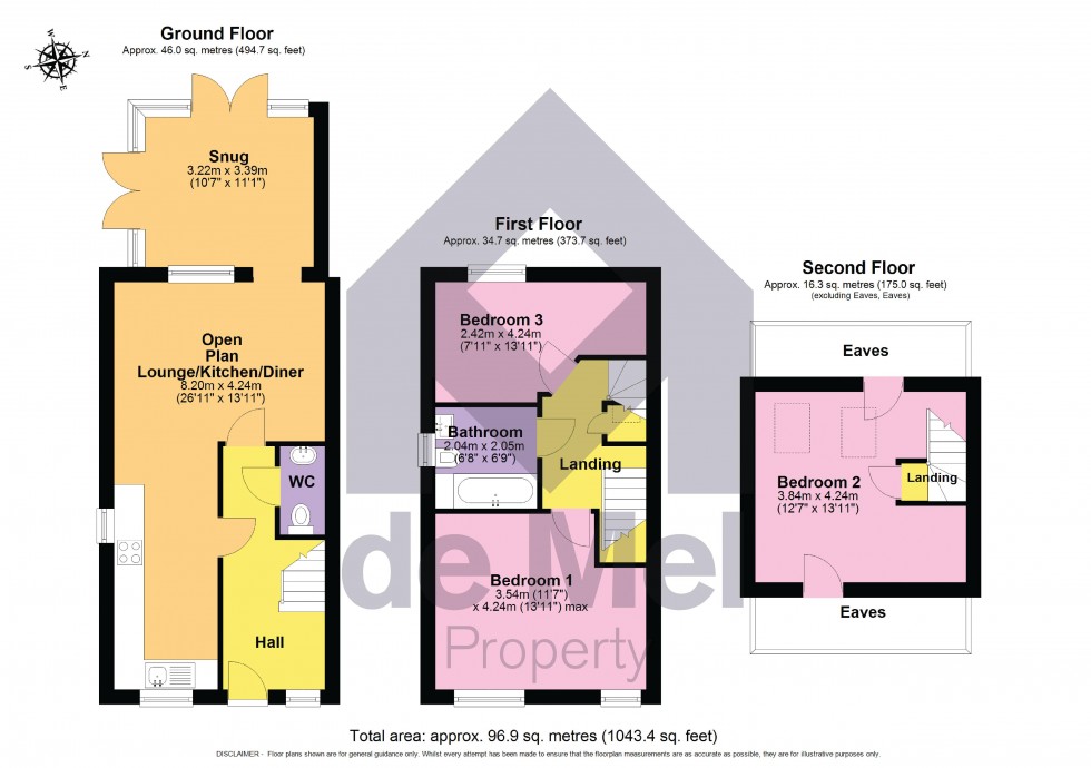 Floorplan for Laxton Road, Cheltenham