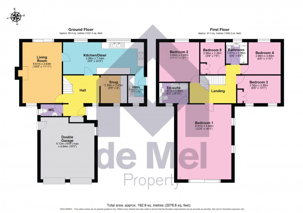 Floorplan for Lords Green, Woodmancote, Cheltenham, Gloucestershire, GL52