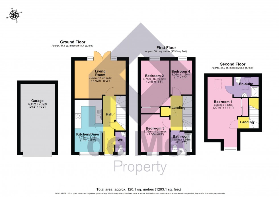 Floorplan for Meadowsweet Road, Leckhampton, Cheltenham, Gloucestershire, GL53