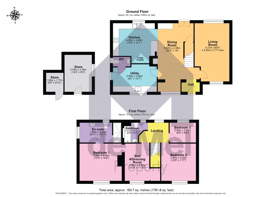 Floorplan for Teddington, Tewkesbury