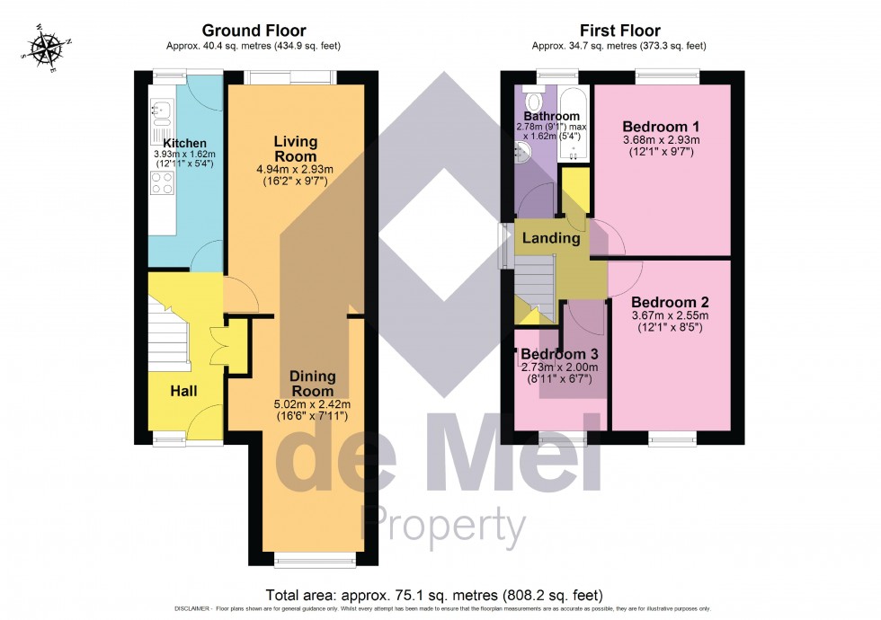 Floorplan for Hartbury Close, Cheltenham