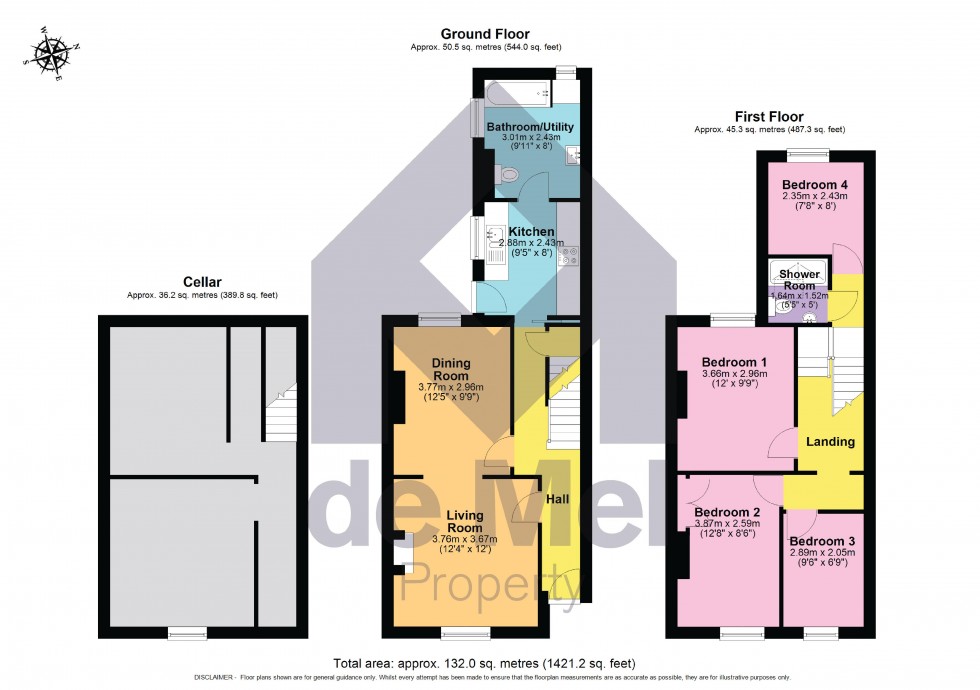Floorplan for Marle Hill Parade, Cheltenham