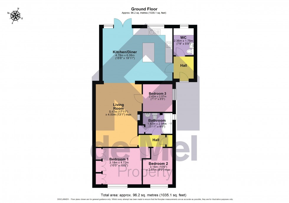 Floorplan for Kenelm Rise, Winchcombe