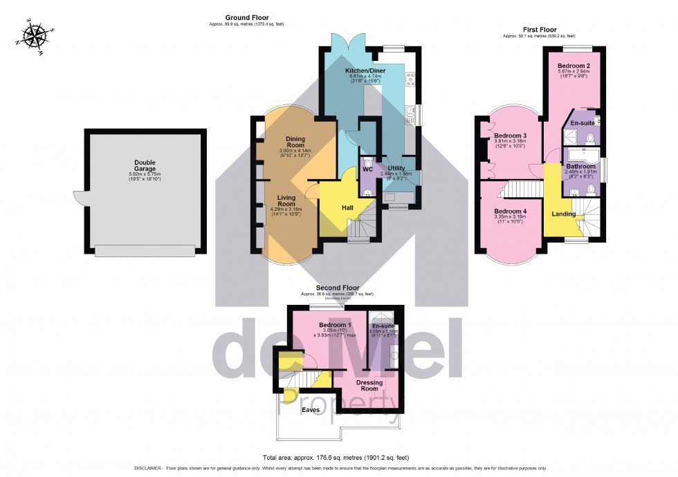 Floorplan for Eldon Avenue, Cheltenham, Gloucestershire, GL52