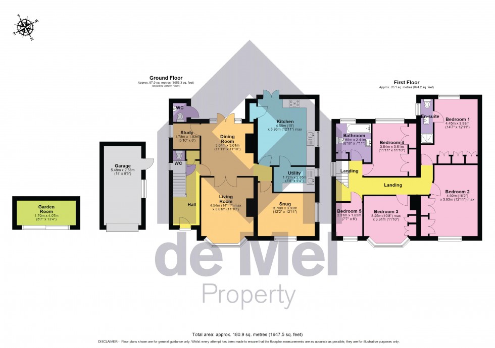 Floorplan for Arle Road, Cheltenham