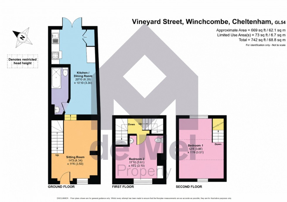 Floorplan for Vineyard Street, Winchcombe