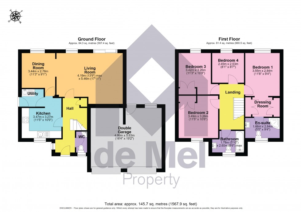 Floorplan for Watershoot Close, Prestbury, Cheltenham