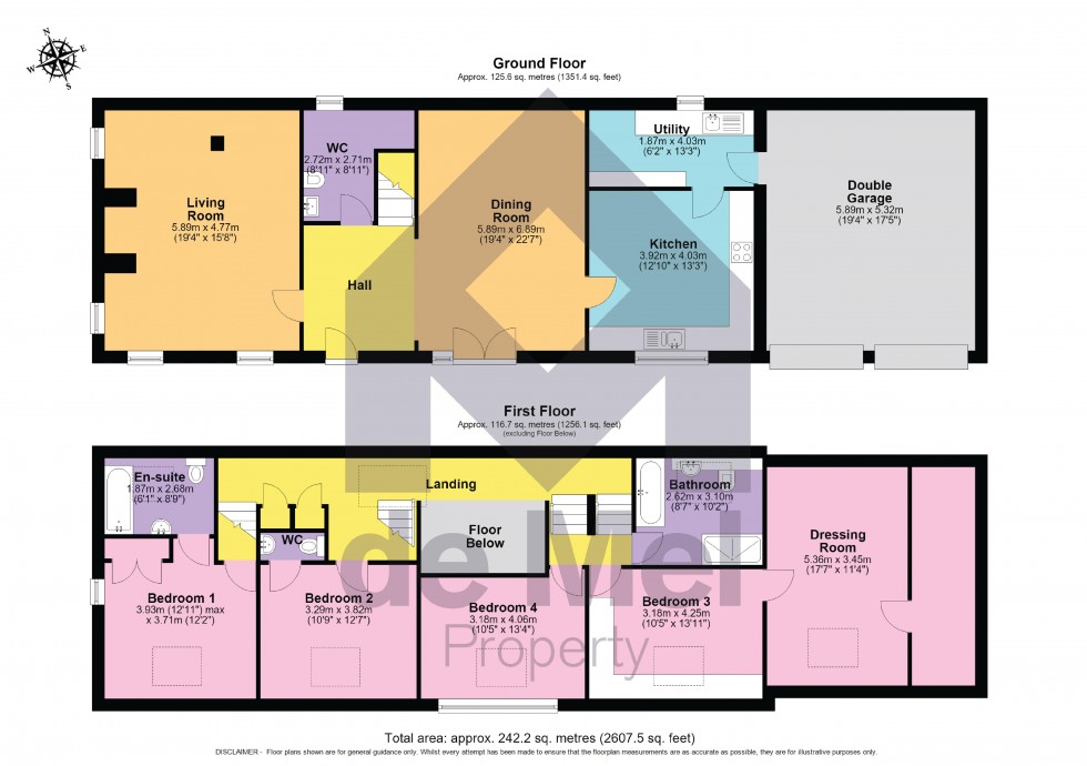 Floorplan for Bredon Road, Bredons Hardwick