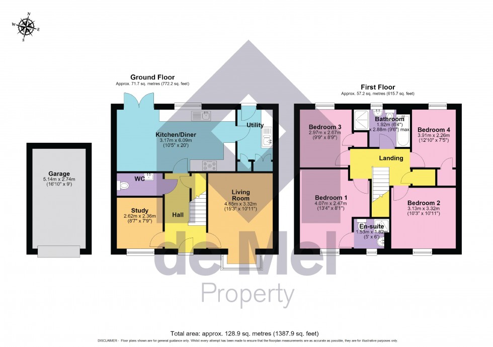 Floorplan for Foremarke Road, Winchcombe