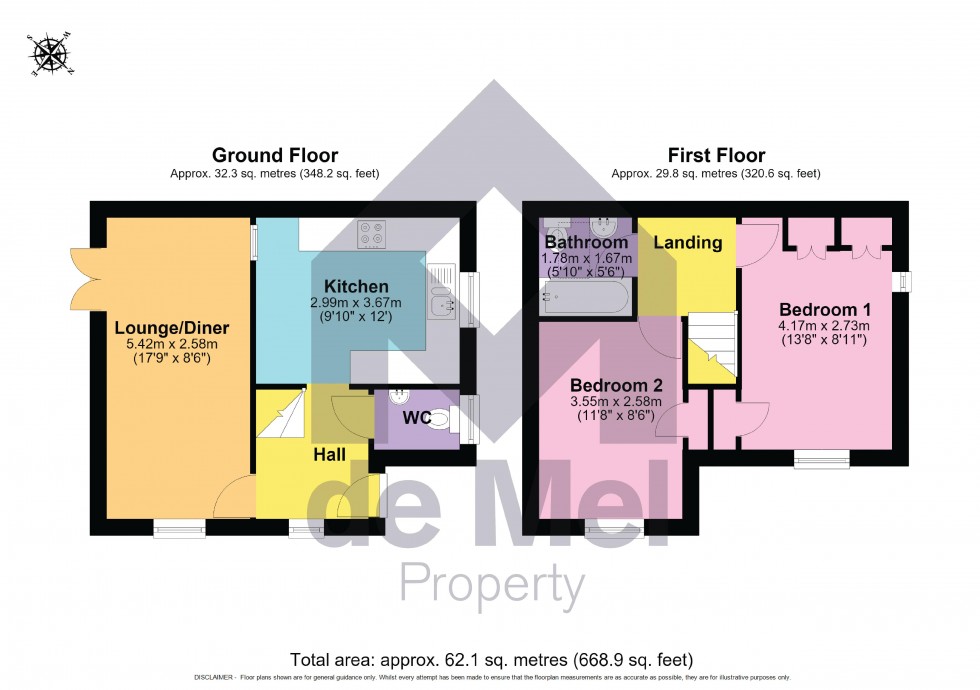 Floorplan for Westway, Coltham Fields, Cheltenham