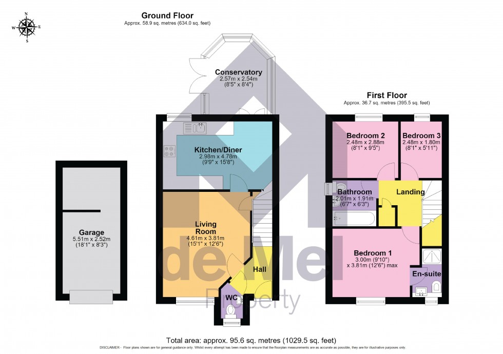 Floorplan for Whitefields Road, Bishops Cleeve, Cheltenham, GL52