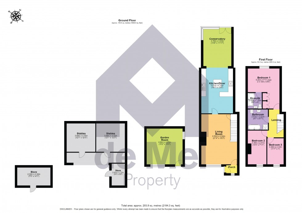 Floorplan for Evesham Road, Toddington